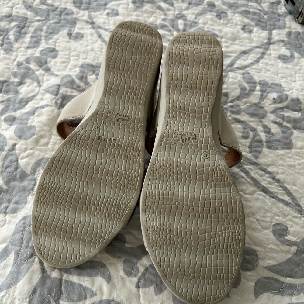 Dansko Gray Mules Comfortable Clogs - image 3
